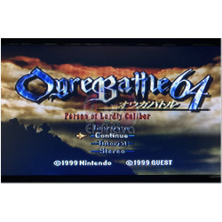 Ogre Battle 64 japonés completo para Nintendo 64