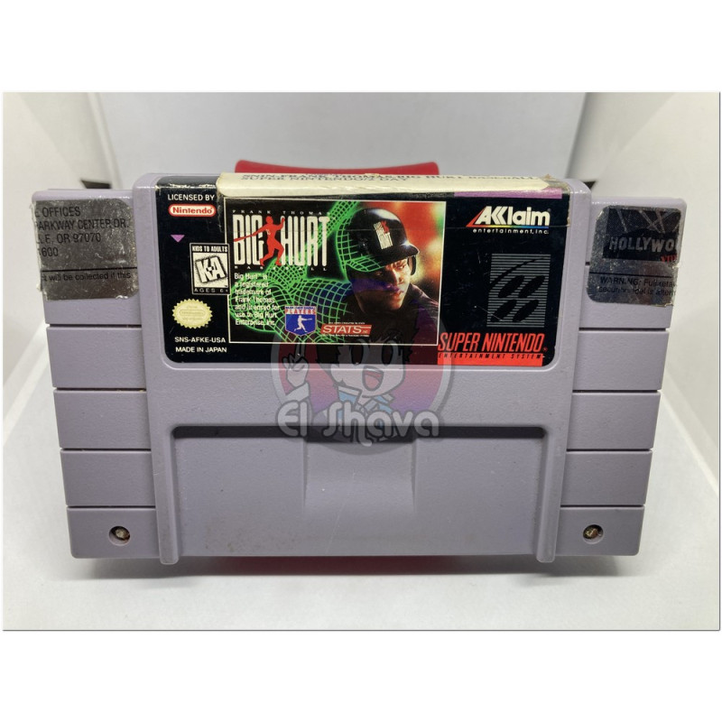 Frank Thomas Big Hurt Baseball para Super Nintendo