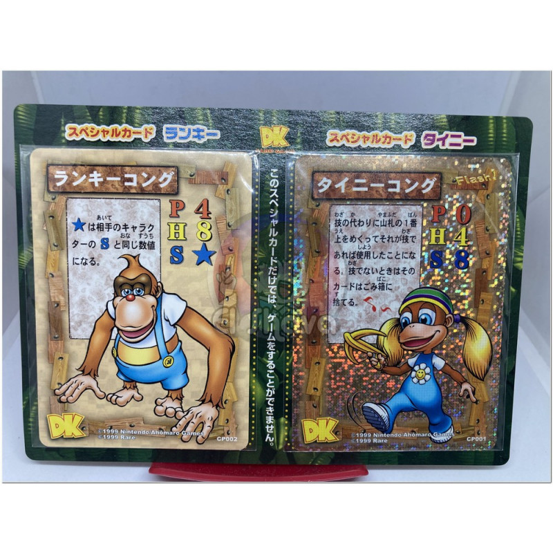 Tarjetas Holo Foil de Donkey Kong 64 japonés