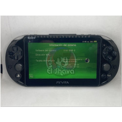 PS Vita Slim japonesa negra liberada con tarjeta de 64GB