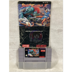Street Fighter II con manual para Super Nintendo