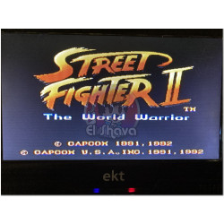 Street Fighter II con manual para Super Nintendo