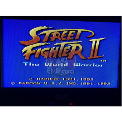 Street Fighter II con manual para Super Nintendo