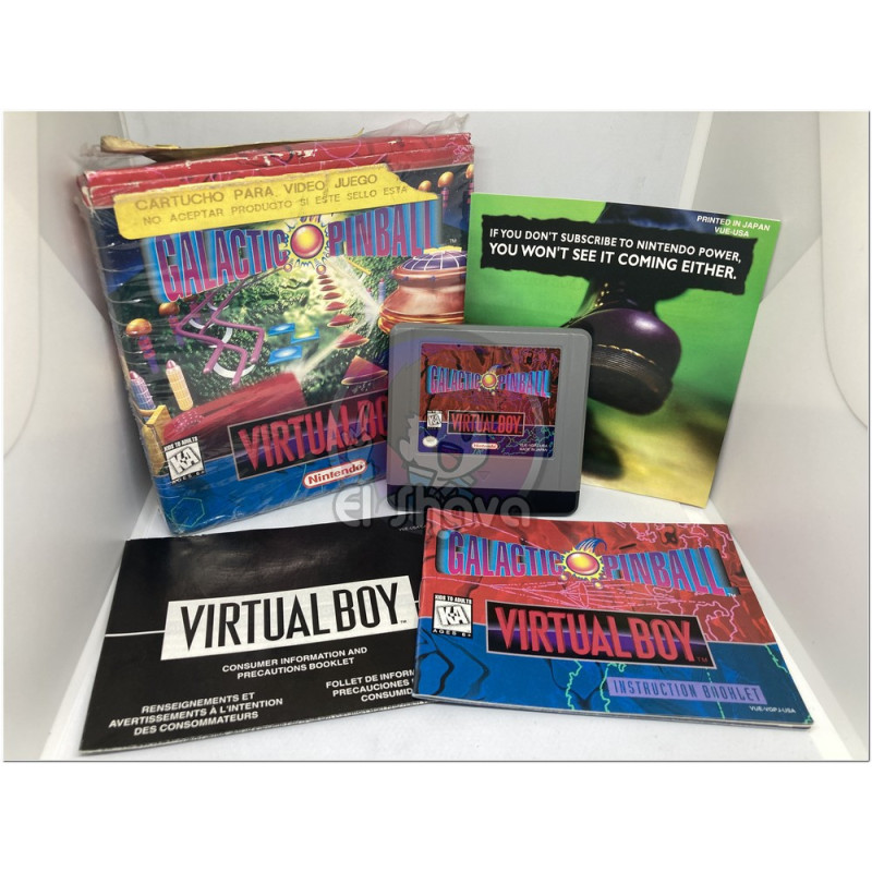 Galactic Pinball para Virtual Boy completo